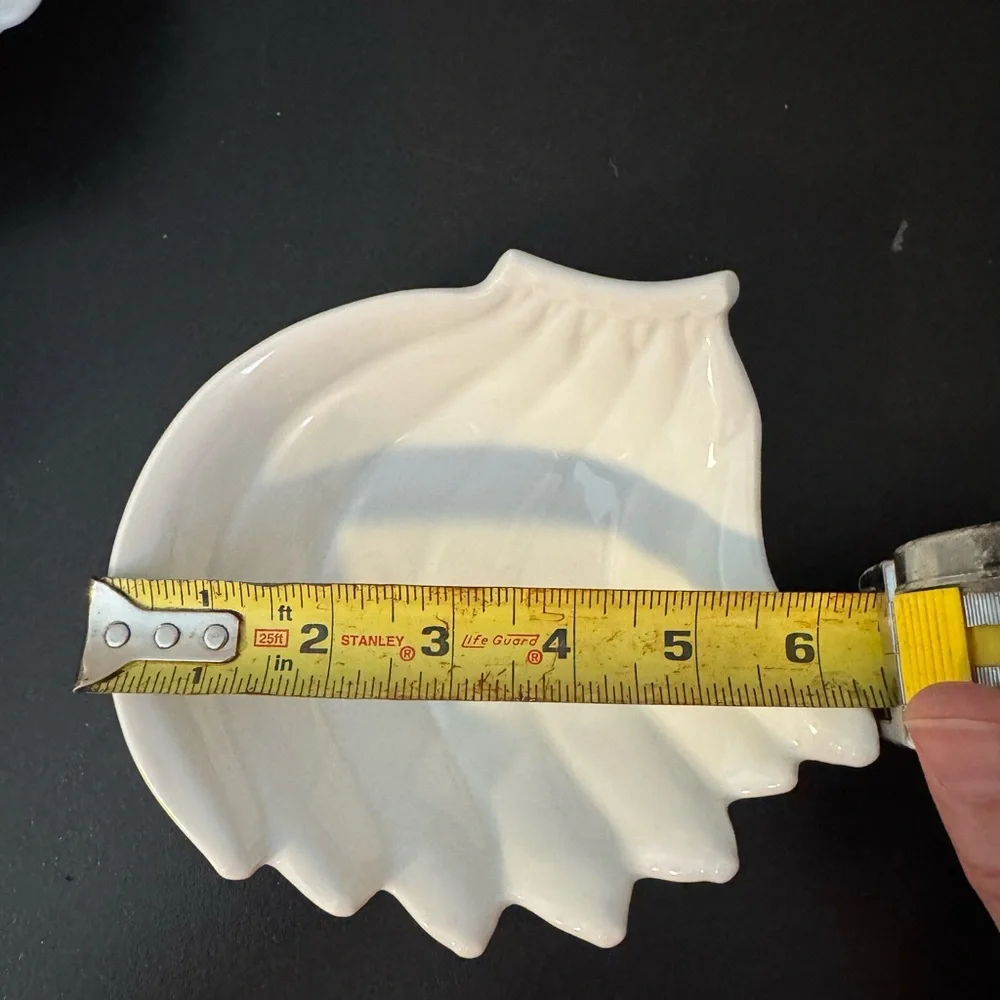 Vintage Shoei China White Ceramic Fruit Serving Dishes - Set of 6